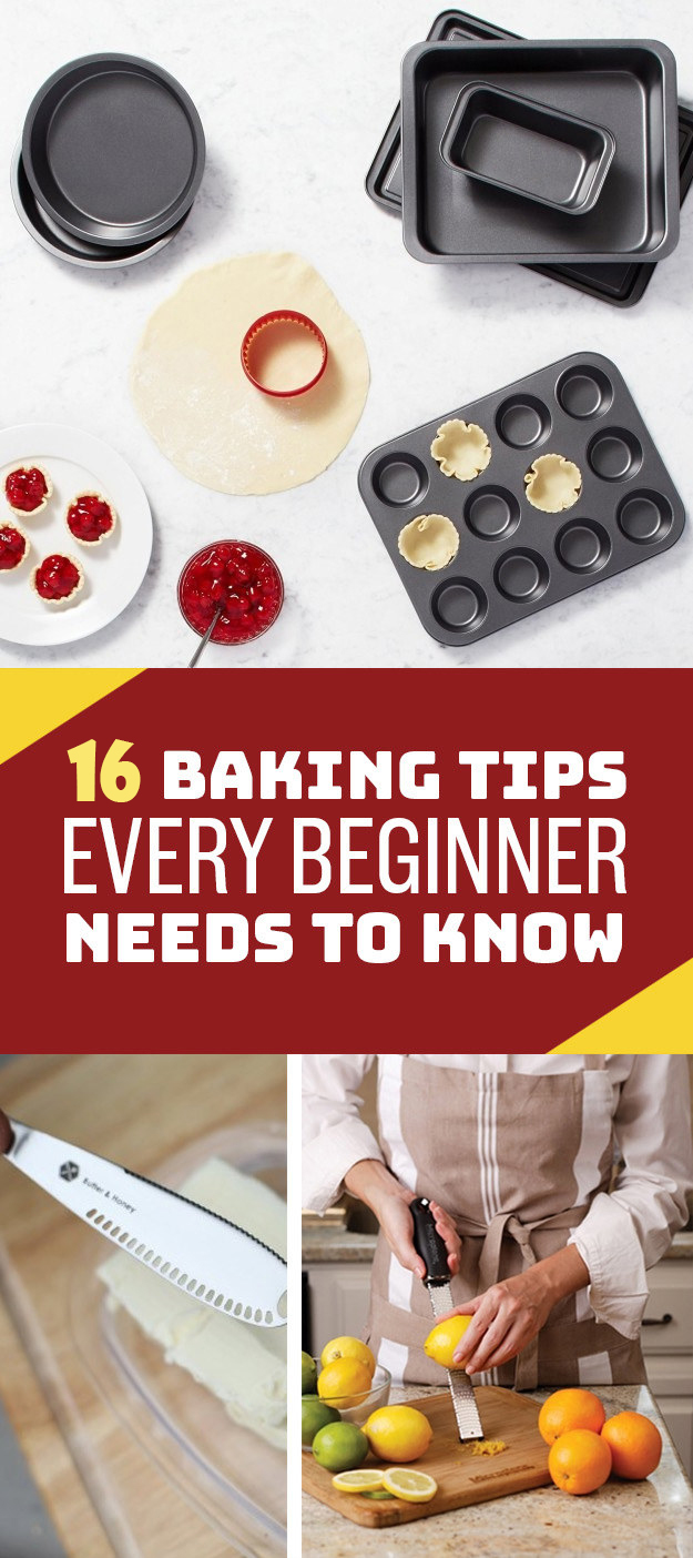 16 Genius Baking Tips Every Beginner Needs To Know