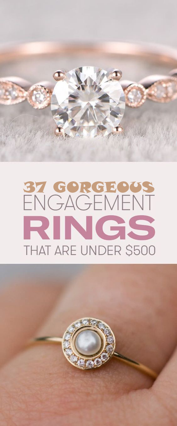 37 Gorgeous Engagement Rings Under $500 That'll Make Your Jaw Drop